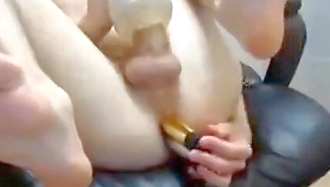 Sexy hot girlfriend caught conqueing her pussy
